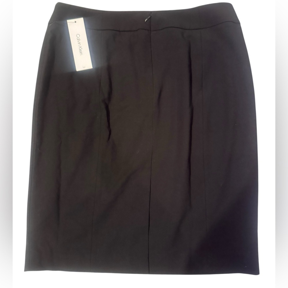 Calvin Klein Classic Black Pencil Skirt - Picture 5 of 8